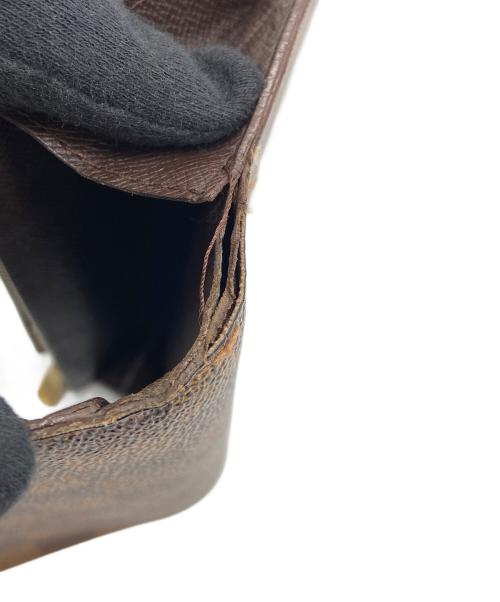 LOUIS VUITTON（ルイ ヴィトン）LOUIS VUITTON (ルイ ヴィトン) 2つ折り財布/ダミエ/ポルトモネ・ビエ・トレゾール ブラウンの古着・服飾アイテム