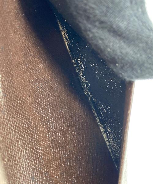LOUIS VUITTON（ルイ ヴィトン）LOUIS VUITTON (ルイ ヴィトン) 2つ折り財布/ダミエ/ポルトモネ・ビエ・トレゾール ブラウンの古着・服飾アイテム