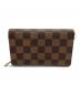 LOUIS VUITTON (ルイ ヴィトン) 2つ折り財布/ダミエ/ポルトモネ・ビエ・トレゾール ブラウン：4500円