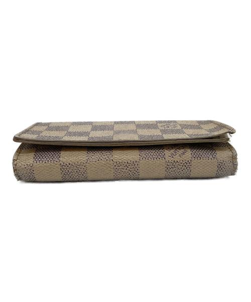 LOUIS VUITTON（ルイ ヴィトン）LOUIS VUITTON (ルイ ヴィトン) 2つ折り財布/ダミエ・アズール・ポルトフォイユ・トレゾール ホワイトの古着・服飾アイテム