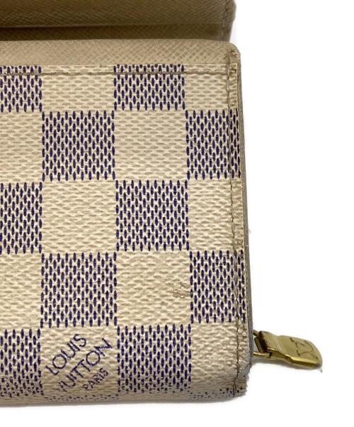 LOUIS VUITTON（ルイ ヴィトン）LOUIS VUITTON (ルイ ヴィトン) 2つ折り財布/ダミエ・アズール・ポルトフォイユ・トレゾール ホワイトの古着・服飾アイテム