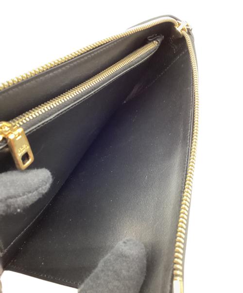 DOLCE & GABBANA（ドルチェ＆ガッバーナ）DOLCE & GABBANA (ドルチェ＆ガッバーナ) クロスボディバッグ ブラック×ゴールドの古着・服飾アイテム