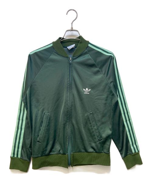 adidas（アディダス）adidas (アディダス) トラックジャケット グリーン サイズ:Mの古着・服飾アイテム