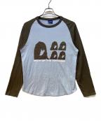 BoTTボット）の古着「長袖カットソー」｜スカイブルー×グレー