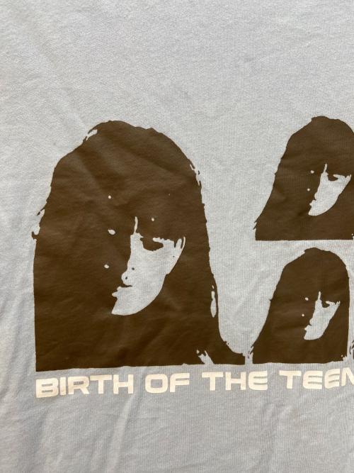 BoTT（ボット）BoTT (ボット) 長袖カットソー スカイブルー×グレー サイズ:XLの古着・服飾アイテム