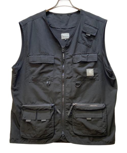 Carhartt WIP（カーハート ワーク イン プログレス）Carhartt WIP (カーハート ワーク イン プログレス) ワークベスト ブラック サイズ:XLの古着・服飾アイテム