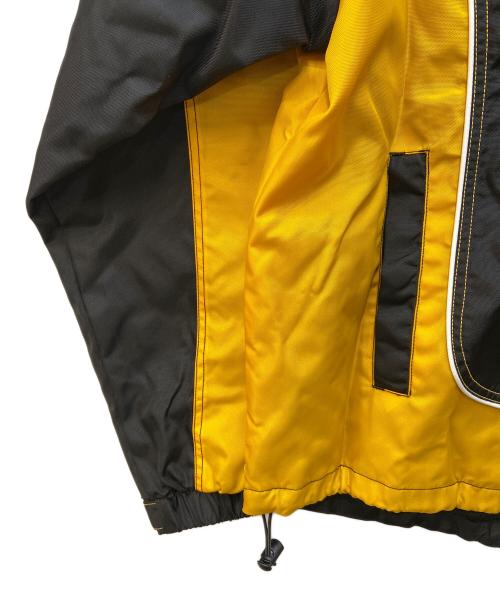 HUF（ハフ）HUF (ハフ) レーシングジャケット ブラック×イエロー サイズ:Lの古着・服飾アイテム