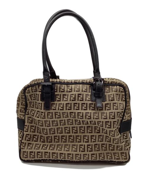 FENDI（フェンディ）FENDI (フェンディ) ハンドバッグ ブラウンの古着・服飾アイテム