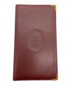 Cartierカルティエ）の古着「札入れ/マストライン」｜ボルドー