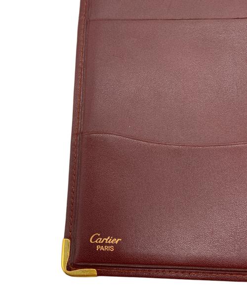 Cartier（カルティエ）Cartier (カルティエ) 札入れ/マストライン ボルドーの古着・服飾アイテム