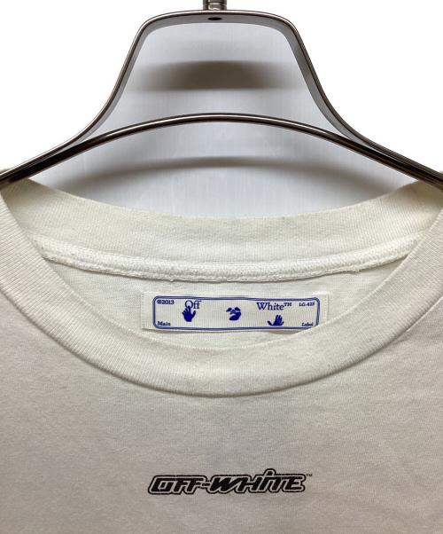OFFWHITE（オフホワイト）OFFWHITE (オフホワイト) 半袖カットソー ホワイト サイズ:Lの古着・服飾アイテム