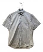 BALENCIAGAバレンシアガ）の古着「半袖シャツ/バックロゴプリントBDシャツ」｜ブルー