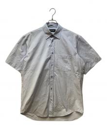 BALENCIAGA（バレンシアガ）の古着「半袖シャツ/バックロゴプリントBDシャツ」｜ブルー