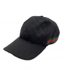 GUCCI（グッチ）の古着「キャップ」｜ブラック