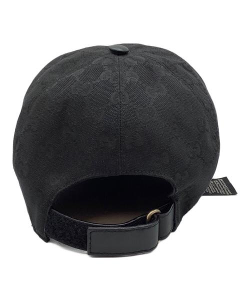GUCCI（グッチ）GUCCI (グッチ) キャップ ブラック サイズ:Lの古着・服飾アイテム