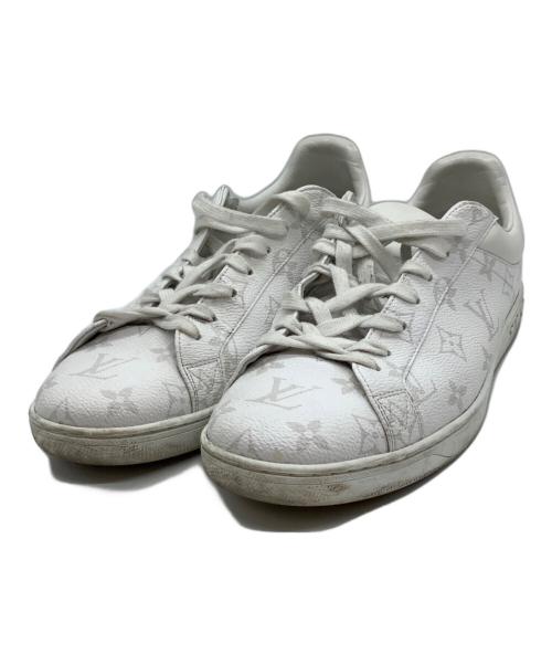 LOUIS VUITTON（ルイ ヴィトン）LOUIS VUITTON (ルイ ヴィトン) ローカットスニーカー/ルクセンブルグ ホワイト サイズ:27.5の古着・服飾アイテム