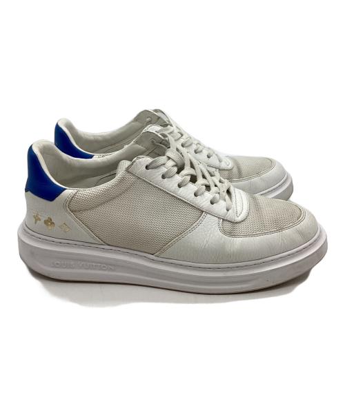 LOUIS VUITTON（ルイ ヴィトン）LOUIS VUITTON (ルイ ヴィトン) ローカットスニーカー/ビバリーヒルズ ホワイト×ブルー サイズ:81/2の古着・服飾アイテム