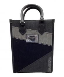 DOLCE & GABBANA（ドルチェ＆ガッバーナ）の古着「2WAYショルダーバッグ」｜ブラック×グレー