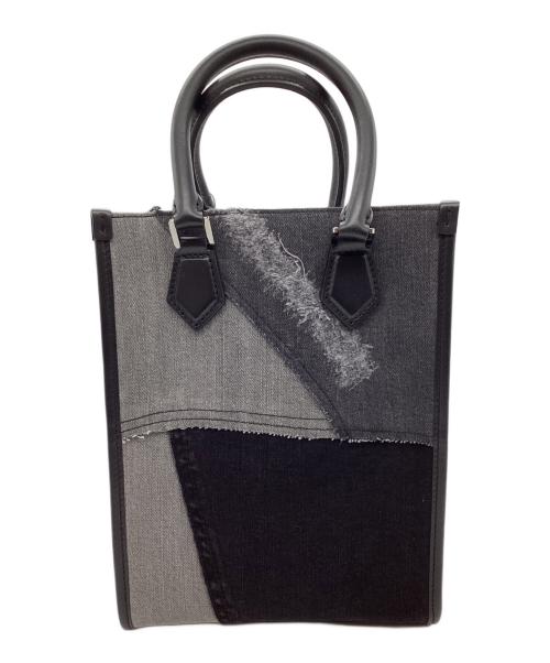 DOLCE & GABBANA（ドルチェ＆ガッバーナ）DOLCE & GABBANA (ドルチェ＆ガッバーナ) 2WAYショルダーバッグ ブラック×グレーの古着・服飾アイテム