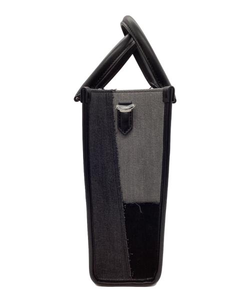 DOLCE & GABBANA（ドルチェ＆ガッバーナ）DOLCE & GABBANA (ドルチェ＆ガッバーナ) 2WAYショルダーバッグ ブラック×グレーの古着・服飾アイテム