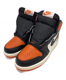 NIKE（ナイキ）の古着「ハイカットスニーカー/PS Jordan 1 Retro High OG "Shattered Backboard"」｜オレンジ×ブラック