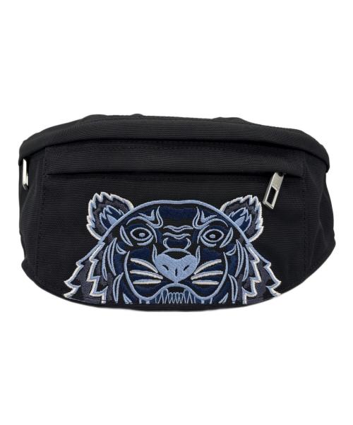 KENZO（ケンゾー）KENZO (ケンゾー) ウエストバッグ ブラック×ブルーの古着・服飾アイテム