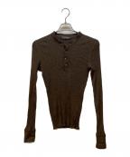 DOLCE & GABBANAドルチェ＆ガッバーナ）の古着「薄手ニット」｜ブラウン