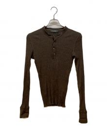 DOLCE & GABBANA（ドルチェ＆ガッバーナ）の古着「薄手ニット」｜ブラウン