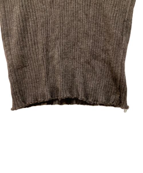 DOLCE & GABBANA（ドルチェ＆ガッバーナ）DOLCE & GABBANA (ドルチェ＆ガッバーナ) 薄手ニット ブラウン サイズ:44の古着・服飾アイテム