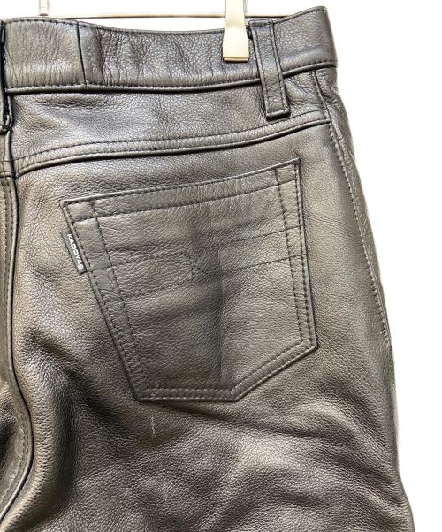 KADOYA（カドヤ）KADOYA (カドヤ) レザーパンツ ブラック サイズ:W31の古着・服飾アイテム