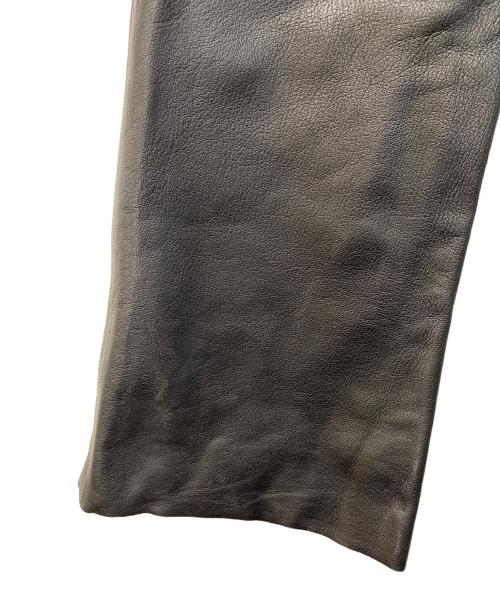 KADOYA（カドヤ）KADOYA (カドヤ) レザーパンツ ブラック サイズ:W31の古着・服飾アイテム