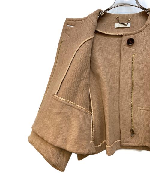 Chloe（クロエ）Chloe (クロエ) ショートジャケット ベージュ サイズ:36の古着・服飾アイテム