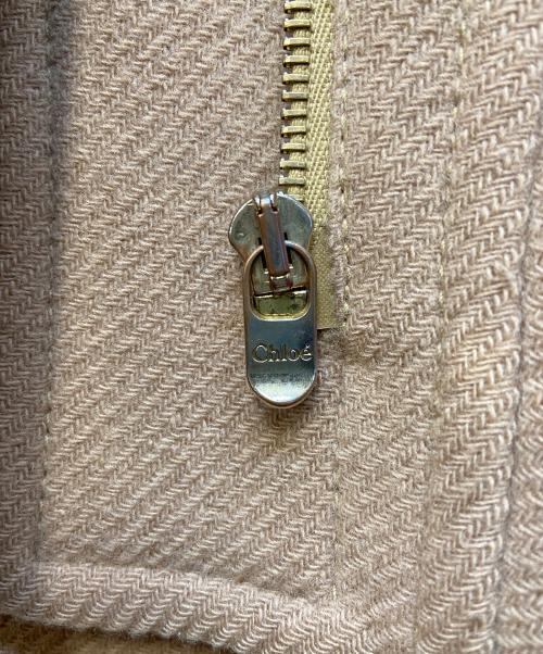 Chloe（クロエ）Chloe (クロエ) ショートジャケット ベージュ サイズ:36の古着・服飾アイテム
