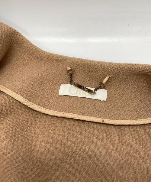 Chloe（クロエ）Chloe (クロエ) ショートジャケット ベージュ サイズ:36の古着・服飾アイテム