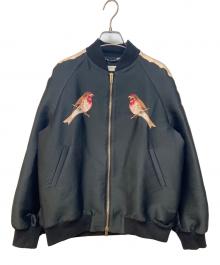 STELLA McCARTNEY（ステラマッカートニー）の古着「スカジャン」｜ブラック×ベージュ