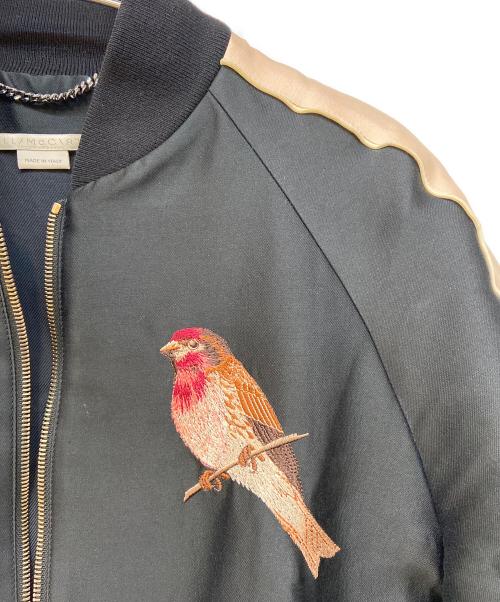 STELLA McCARTNEY（ステラマッカートニー）STELLA McCARTNEY (ステラマッカートニー) スカジャン ブラック×ベージュ サイズ:38の古着・服飾アイテム