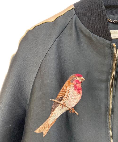 STELLA McCARTNEY（ステラマッカートニー）STELLA McCARTNEY (ステラマッカートニー) スカジャン ブラック×ベージュ サイズ:38の古着・服飾アイテム