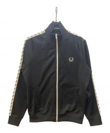 FRED PERRY（フレッドペリー）の古着「Taped Track Jacket」｜ブラック