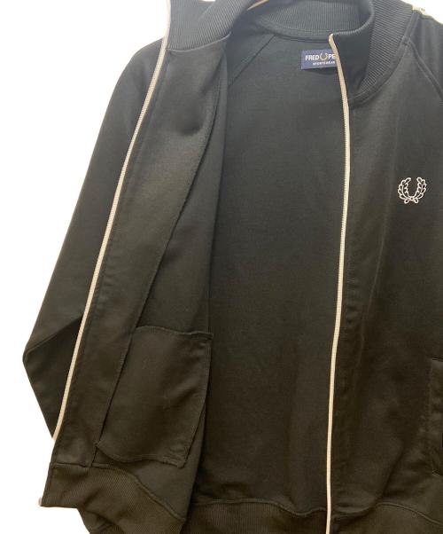 FRED PERRY（フレッドペリー）FRED PERRY (フレッドペリー) Taped Track Jacket ブラック サイズ:Mの古着・服飾アイテム