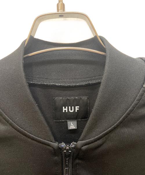 HUF（ハフ）HUF (ハフ) SEISMIC BASS TRACK JACKET ブラック サイズ:Lの古着・服飾アイテム