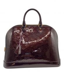 LOUIS VUITTON（ルイ ヴィトン）の古着「ハンドバッグ/ヴェルニ/アルマPM」｜アマラント