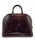 LOUIS VUITTON (ルイ ヴィトン) ハンドバッグ/ヴェルニ/アルマPM アマラント：90000円
