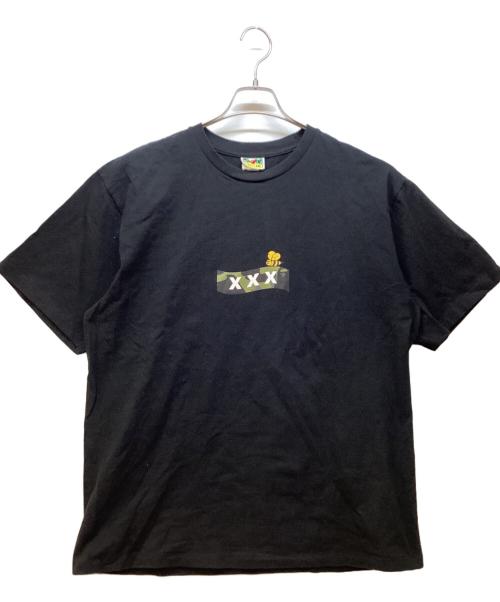A BATHING APE（アベイシングエイプ）A BATHING APE (アベイシングエイプ) 半袖カットソー ブラック サイズ:2XLの古着・服飾アイテム