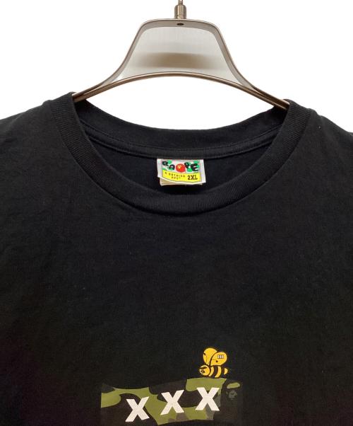 A BATHING APE（アベイシングエイプ）A BATHING APE (アベイシングエイプ) 半袖カットソー ブラック サイズ:2XLの古着・服飾アイテム
