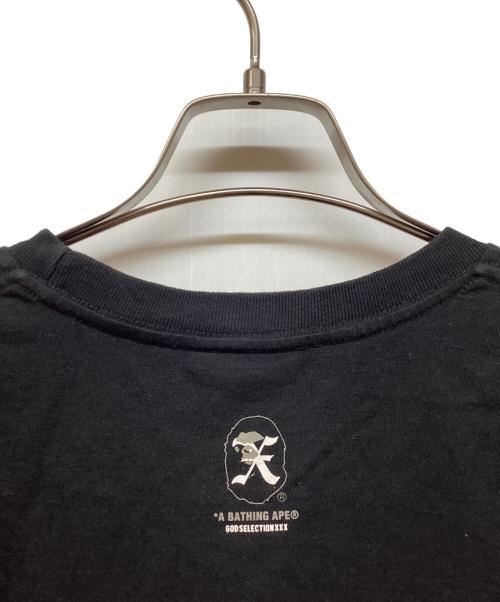 A BATHING APE（アベイシングエイプ）A BATHING APE (アベイシングエイプ) 半袖カットソー ブラック サイズ:2XLの古着・服飾アイテム