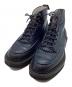 foot the coacher（フットザコーチャー）の古着「レザーブーツ」｜ネイビー