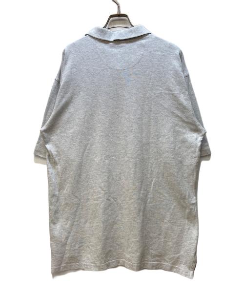 adidas（アディダス）adidas (アディダス) 半袖ポロシャツ グレー サイズ:Lの古着・服飾アイテム
