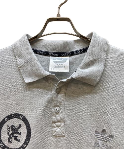adidas（アディダス）adidas (アディダス) 半袖ポロシャツ グレー サイズ:Lの古着・服飾アイテム