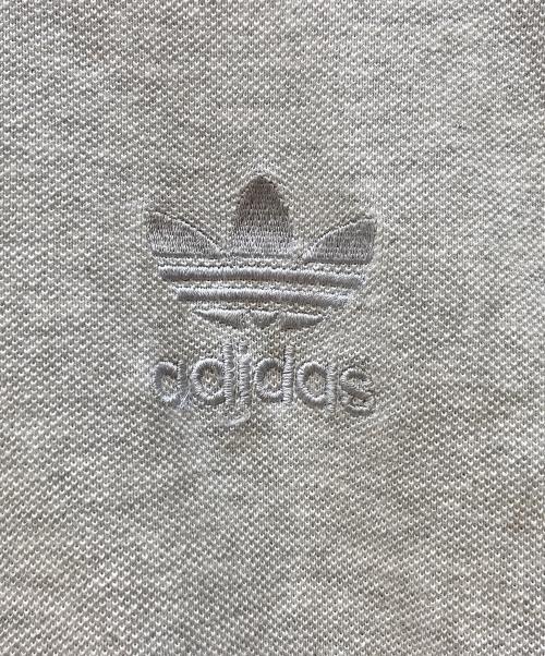 adidas（アディダス）adidas (アディダス) 半袖ポロシャツ グレー サイズ:Lの古着・服飾アイテム