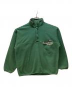 Patagoniaパタゴニア）の古着「フリースジャケット/シンチラスナップ/1998年メキシコ製」｜グリーン